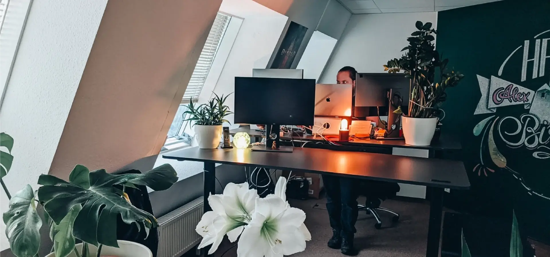 Das BurgEins Büro von innen